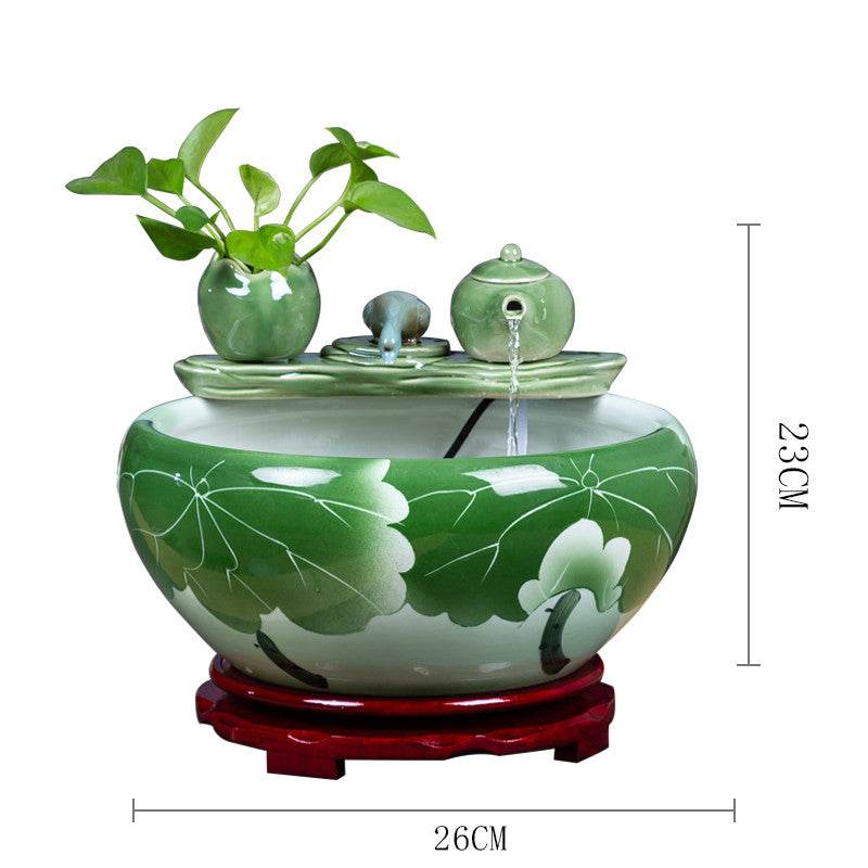 Water Tank Landscaping Ornaments Tank Upper Water Fish Tank - Mubimart