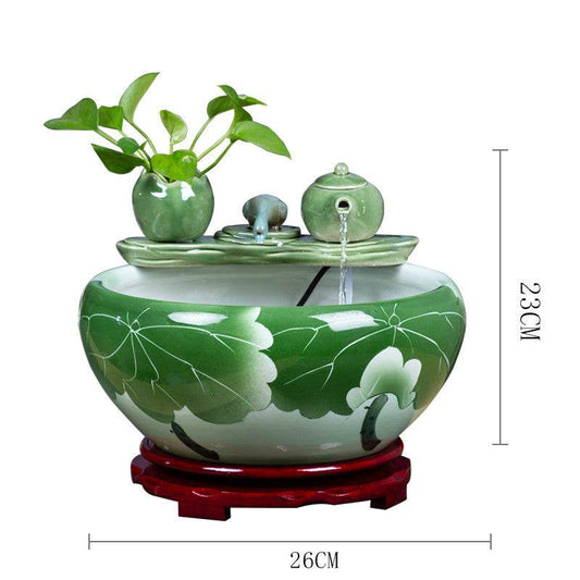 Water Tank Landscaping Ornaments Tank Upper Water Fish Tank - Mubimart
