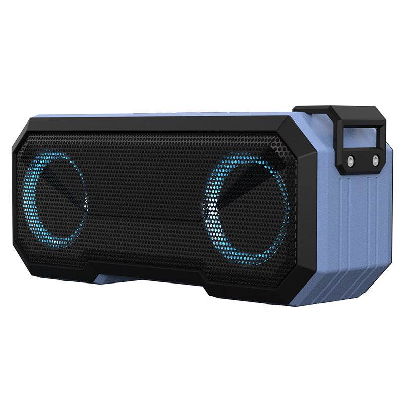 Waterproof Colorful Luminous Outdoor Wireless Speaker With Dual Speakers With Power Bank - Mubimart