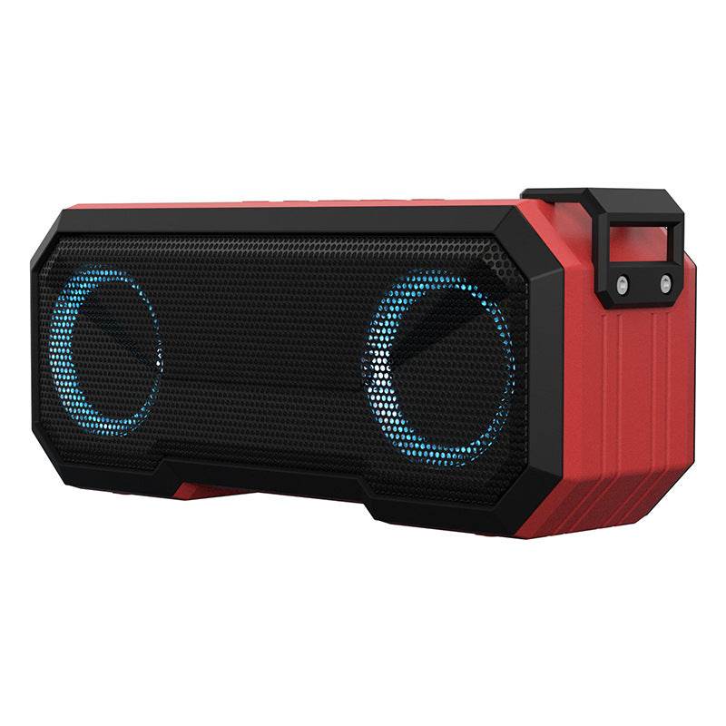 Waterproof Colorful Luminous Outdoor Wireless Speaker With Dual Speakers With Power Bank - Mubimart