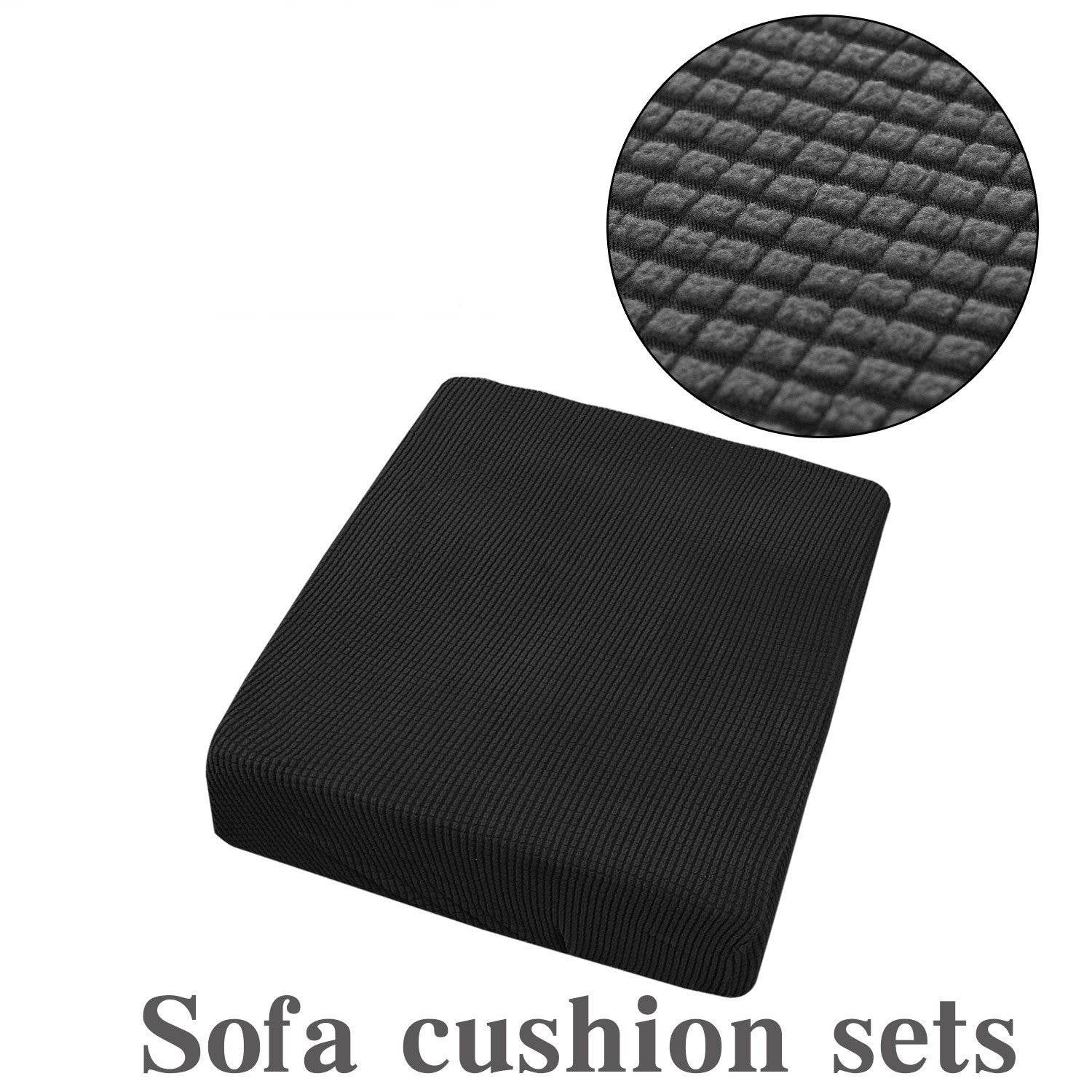 Waterproof Corduroy Sofa Cover Anti-Slip Elastic Cushion Covers Living Room Washable Recliner Furniture Protector - Mubimart