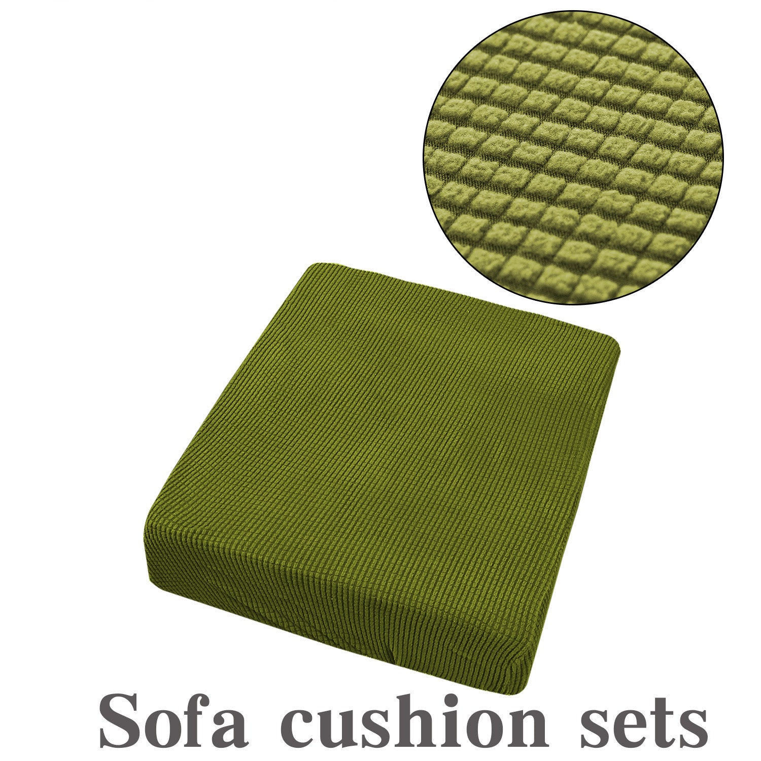 Waterproof Corduroy Sofa Cover Anti-Slip Elastic Cushion Covers Living Room Washable Recliner Furniture Protector - Mubimart -  