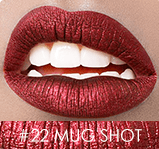 Waterproof Matte Liquid Lipstick with Moisturizing Action Smooth Lip Stick Long-lasting Lip Gloss Cosmetic Make-up - Mubimart