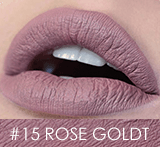 Waterproof Matte Liquid Lipstick with Moisturizing Action Smooth Lip Stick Long-lasting Lip Gloss Cosmetic Make-up - Mubimart