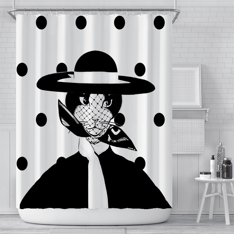 Waterproof Polyester Bathroom Curtain Shower Curtain - Mubimart -  