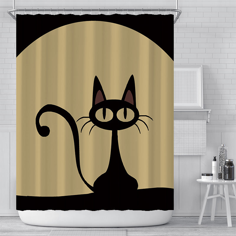 Waterproof Polyester Bathroom Curtain Shower Curtain - Mubimart -  