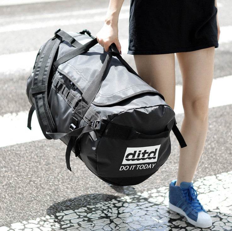 Waterproof large capacity travel bag handbag men's and women's outdoor camping mountaineering bag backpack travel carrier luggage bag - Mubimart
