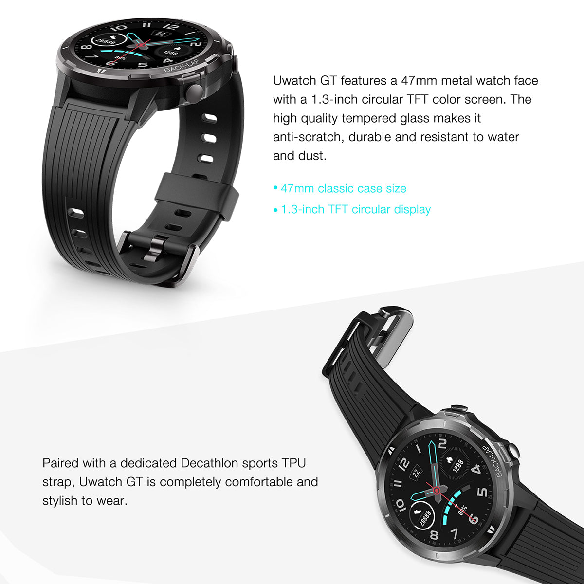 Waterproof smart Sports Watch - Mubimart -  