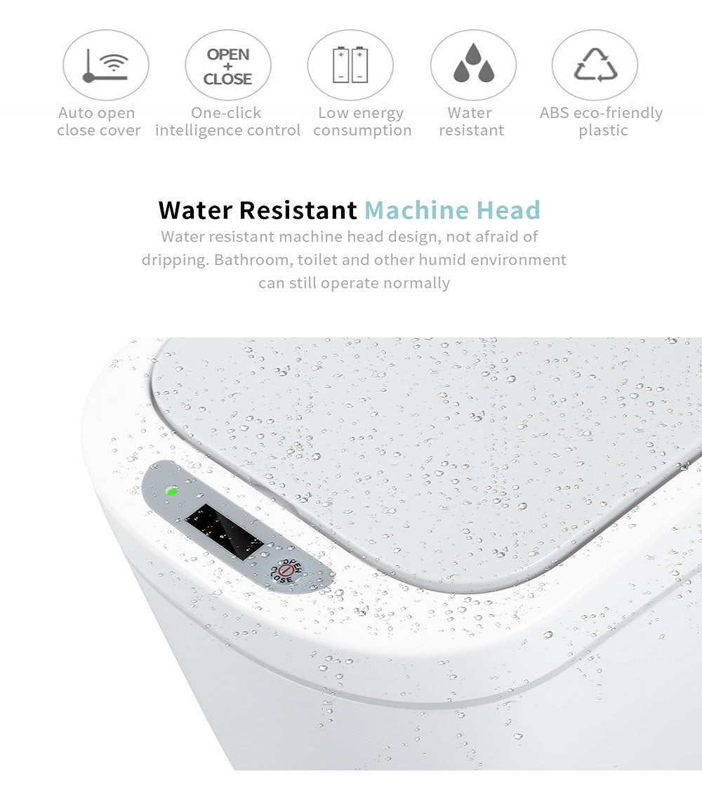 Waterproof smart sensor trash can - Mubimart -  