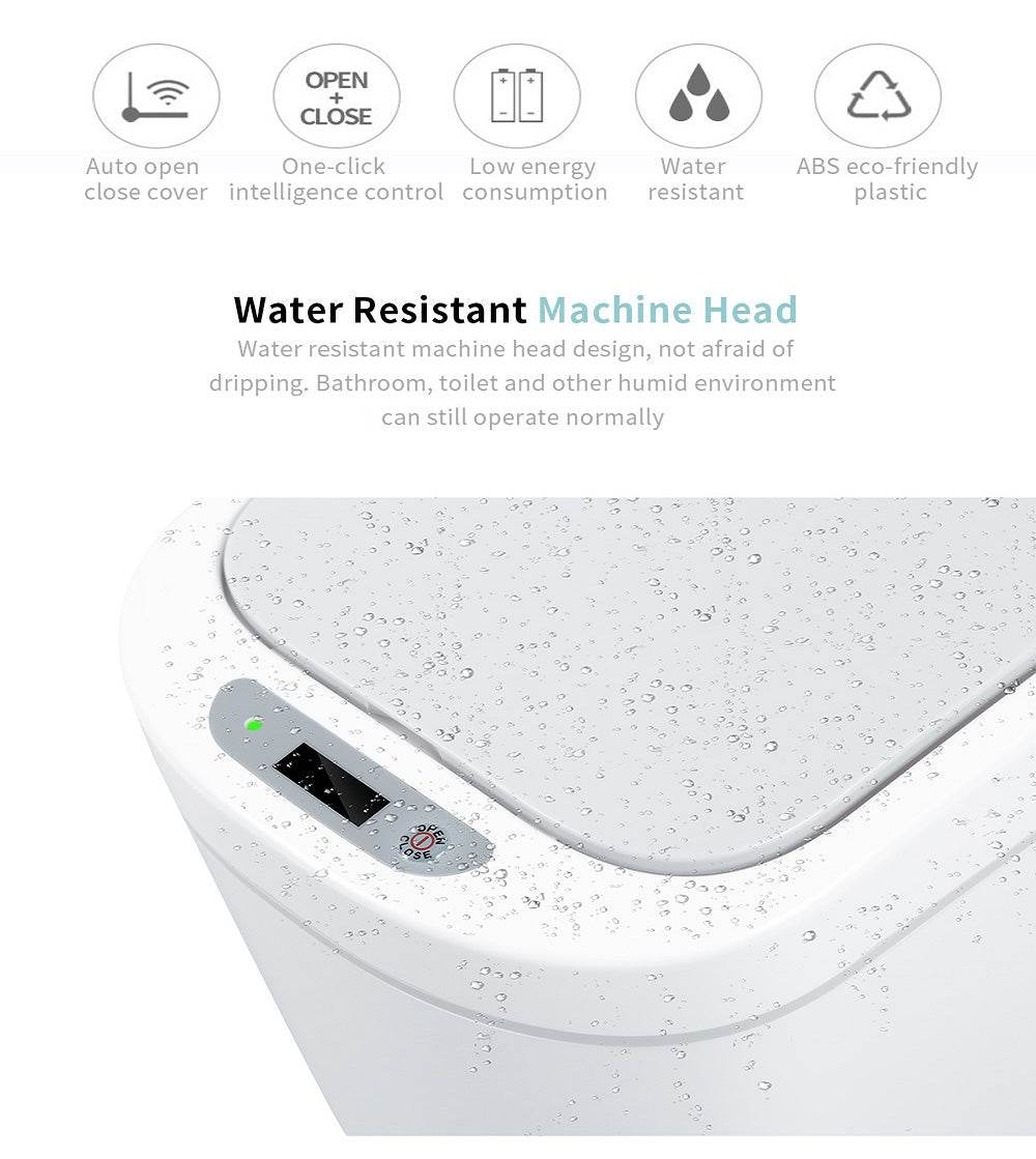 Waterproof smart sensor trash can - Mubimart