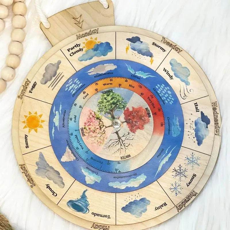 Weather Calendar Ornaments Learning Toys - Mubimart
