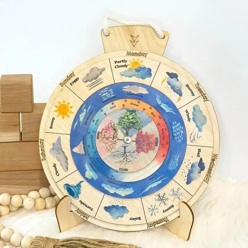 Weather Calendar Ornaments Learning Toys - Mubimart - Learning Toys 