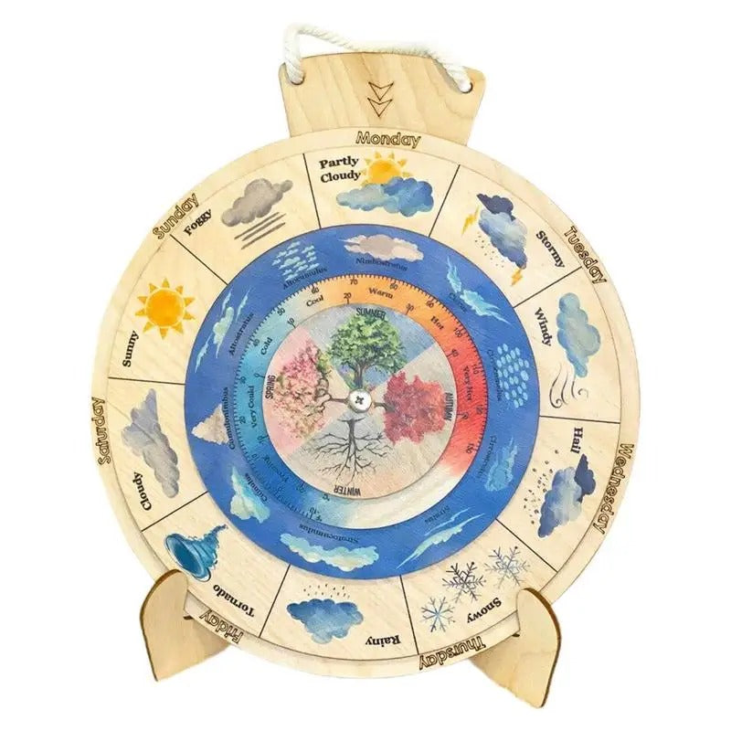 Weather Calendar Ornaments Learning Toys - Mubimart -  