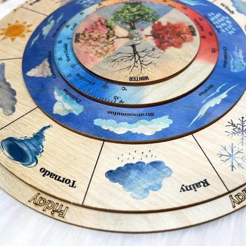Weather Calendar Ornaments Learning Toys - Mubimart