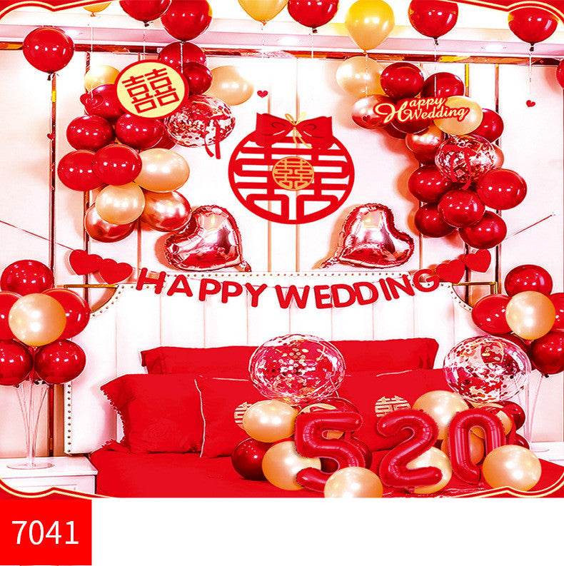 Wedding Balloon Set Wedding Room Decoration Party - Mubimart