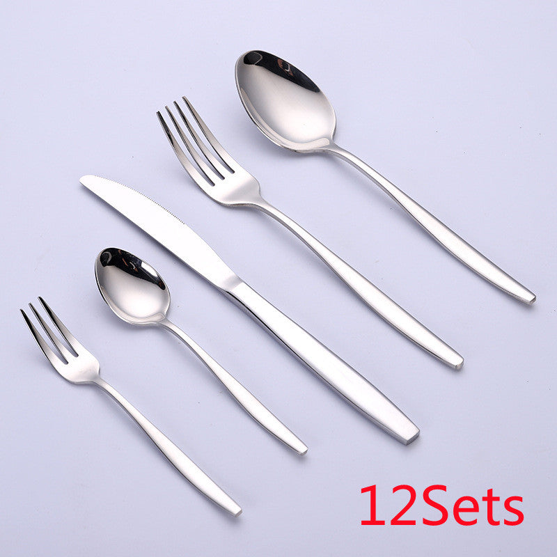 Western Cutlery Knife, Fork And Spoon Set Mubimart