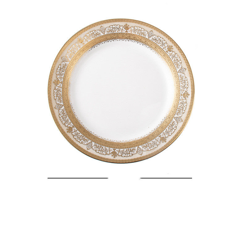 Western Food Plate, Pasta Plate, Flat Plate - Mubimart -  