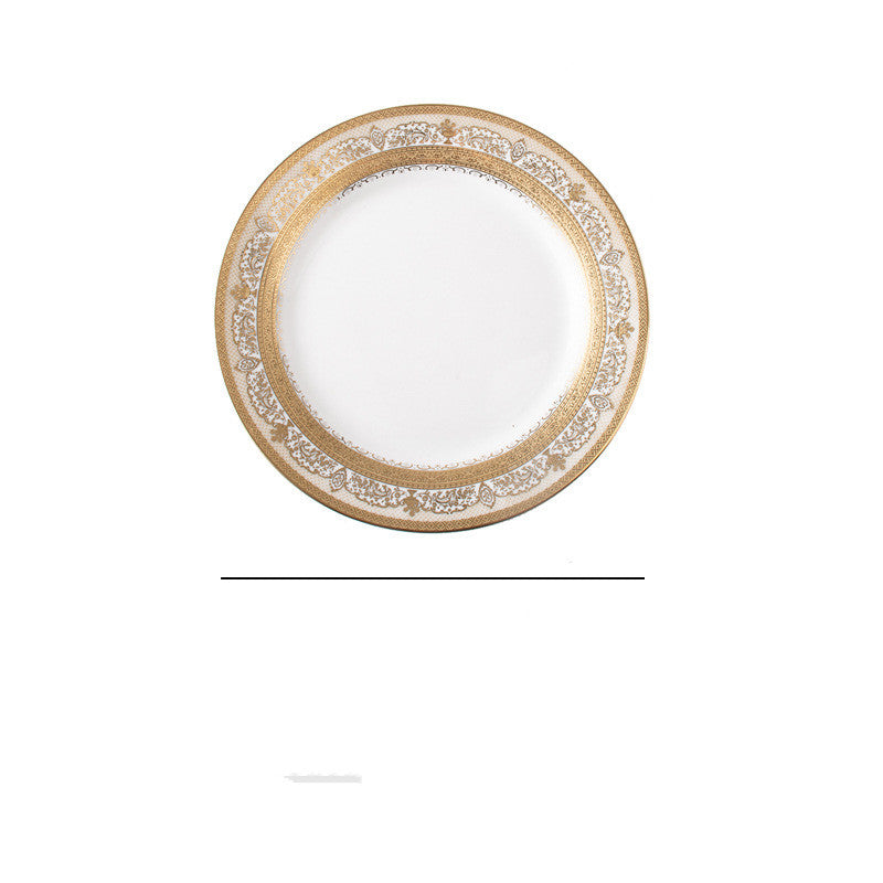 Western Food Plate, Pasta Plate, Flat Plate - Mubimart -  