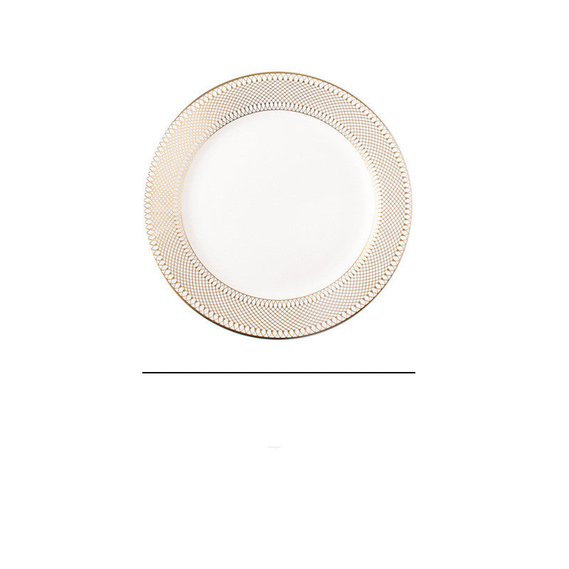 Western Food Plate, Pasta Plate, Flat Plate - Mubimart - Plates 