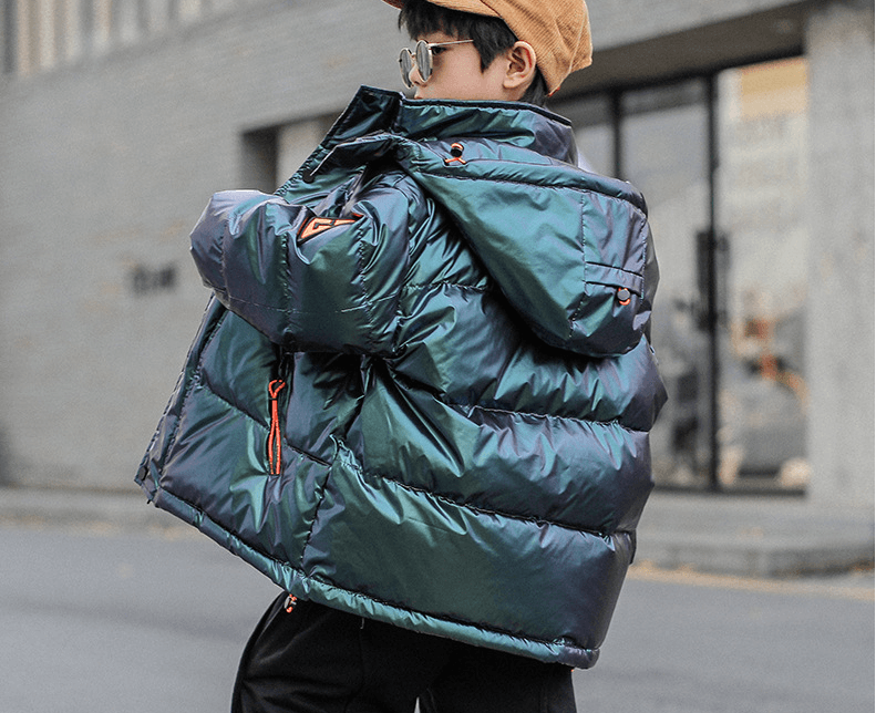 Western Style Big Kids Thick Winter Children's White Duck Down Jacket - Mubimart
