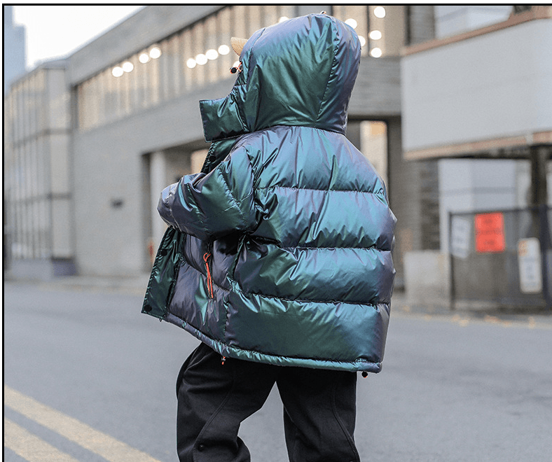 Western Style Big Kids Thick Winter Children's White Duck Down Jacket - Mubimart