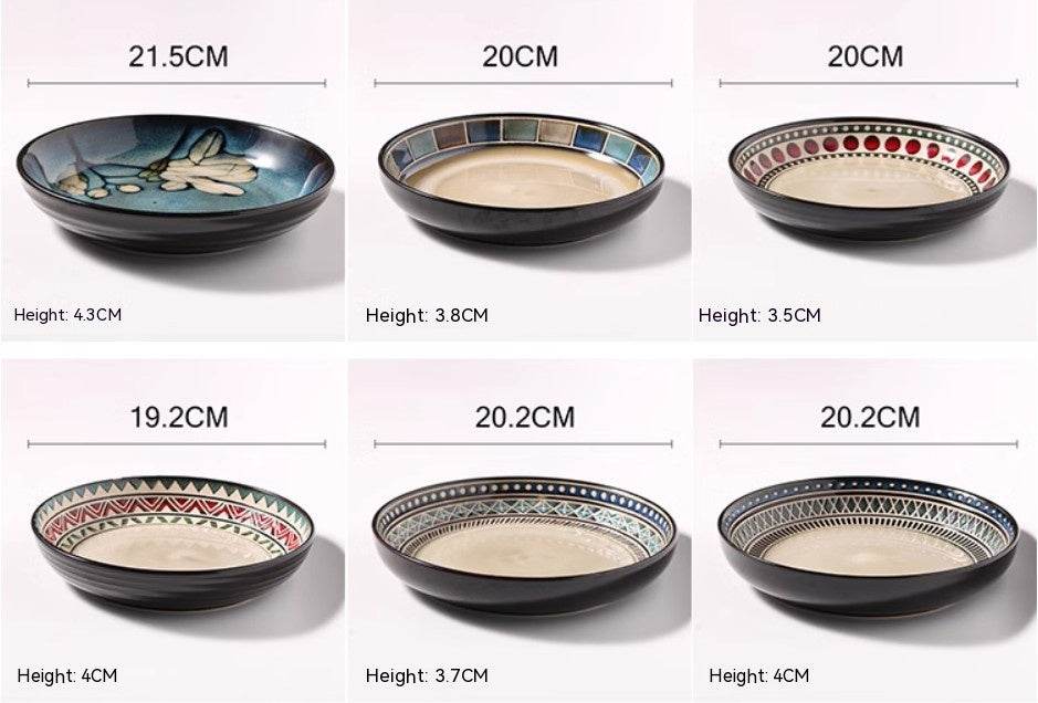 Western food plate steak plate dessert dessert plate - Mubimart