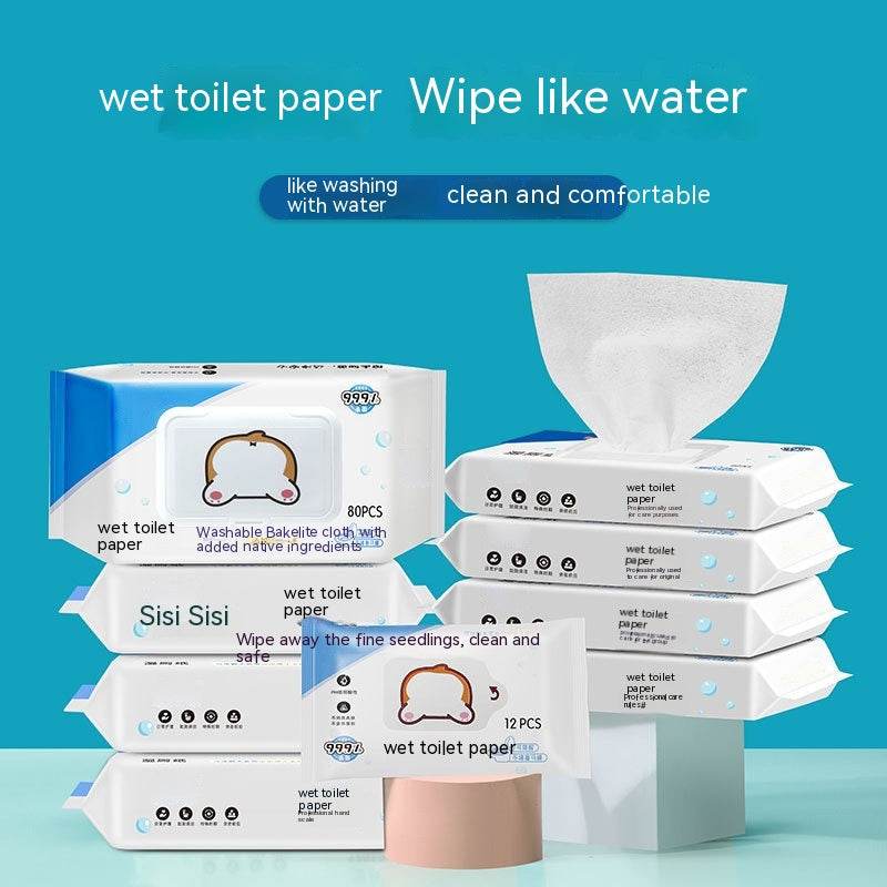 Wet Toilet Paper Portable Women And Babies - Mubimart