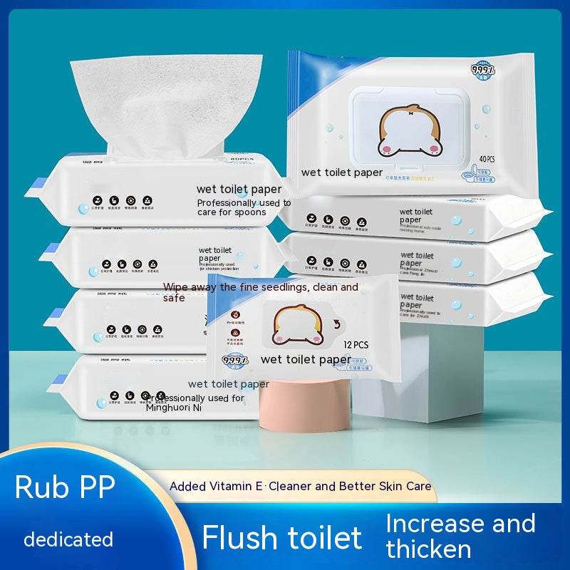 Wet Toilet Paper Portable Women And Babies - Mubimart