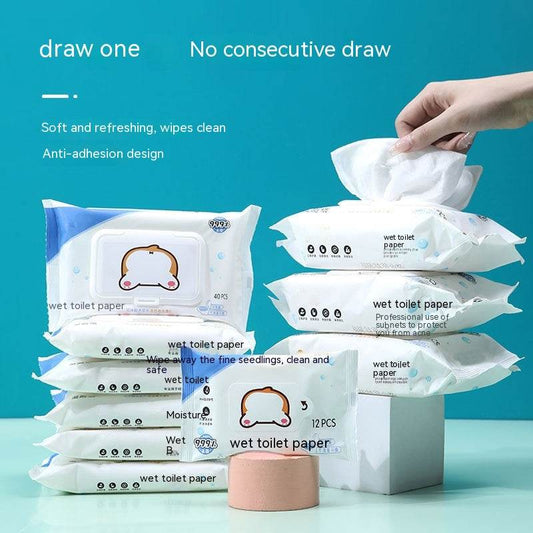 Wet Toilet Paper Portable Women And Babies - Mubimart