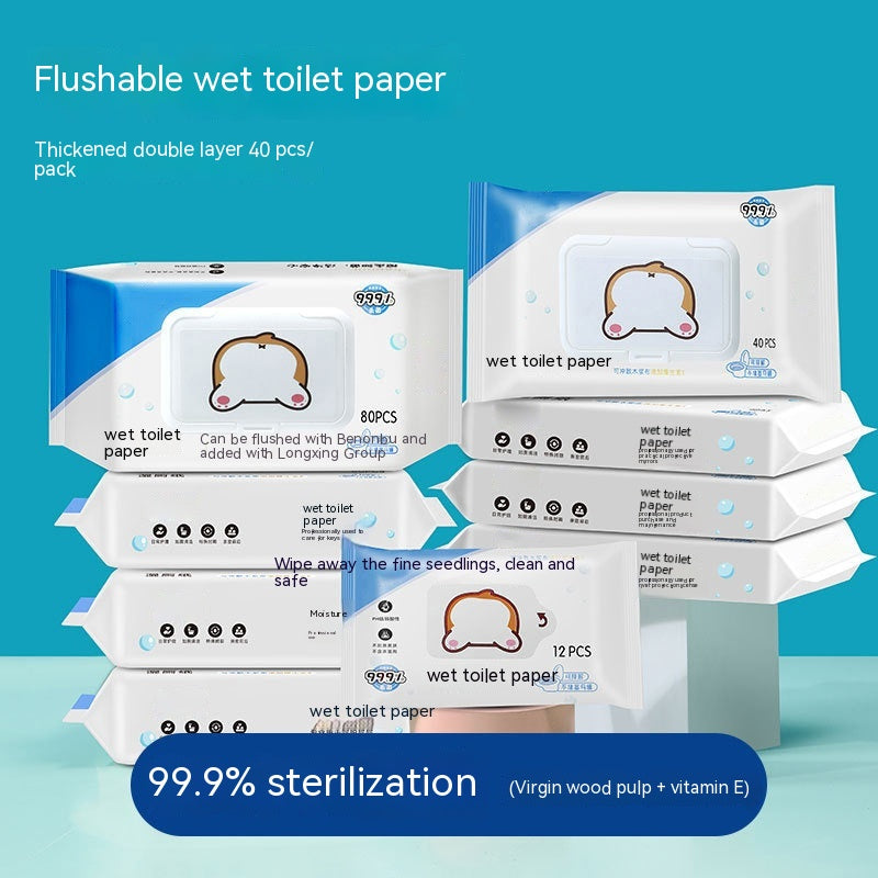 Wet Toilet Paper Portable Women And Babies - Mubimart -  