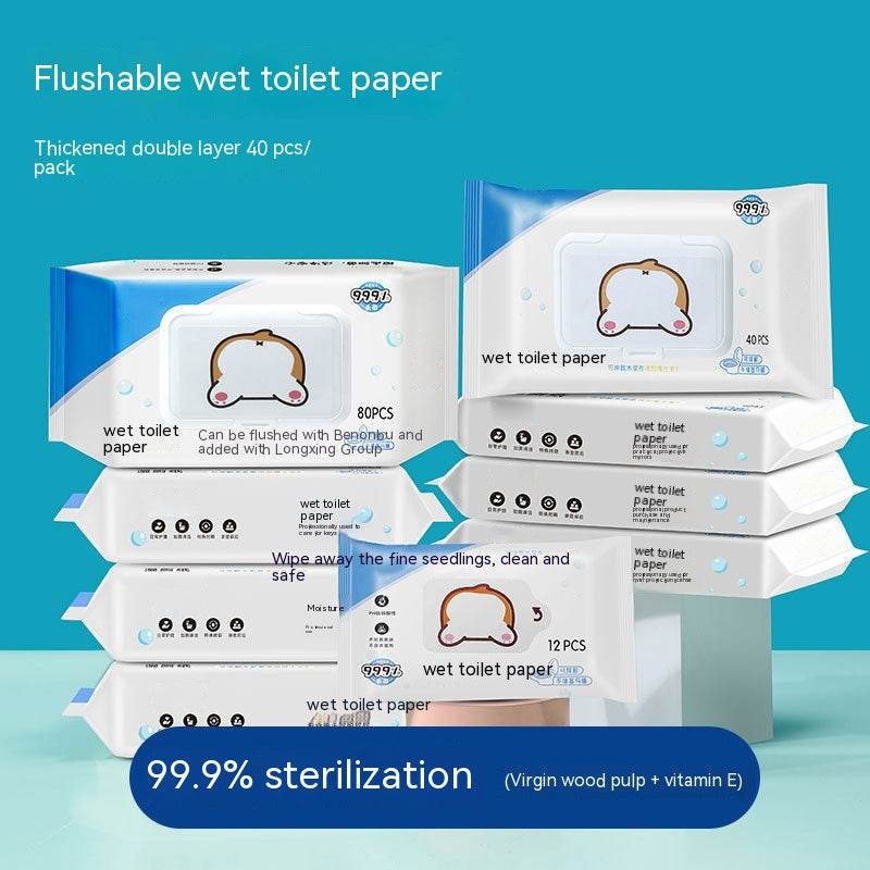 Wet Toilet Paper Portable Women And Babies - Mubimart
