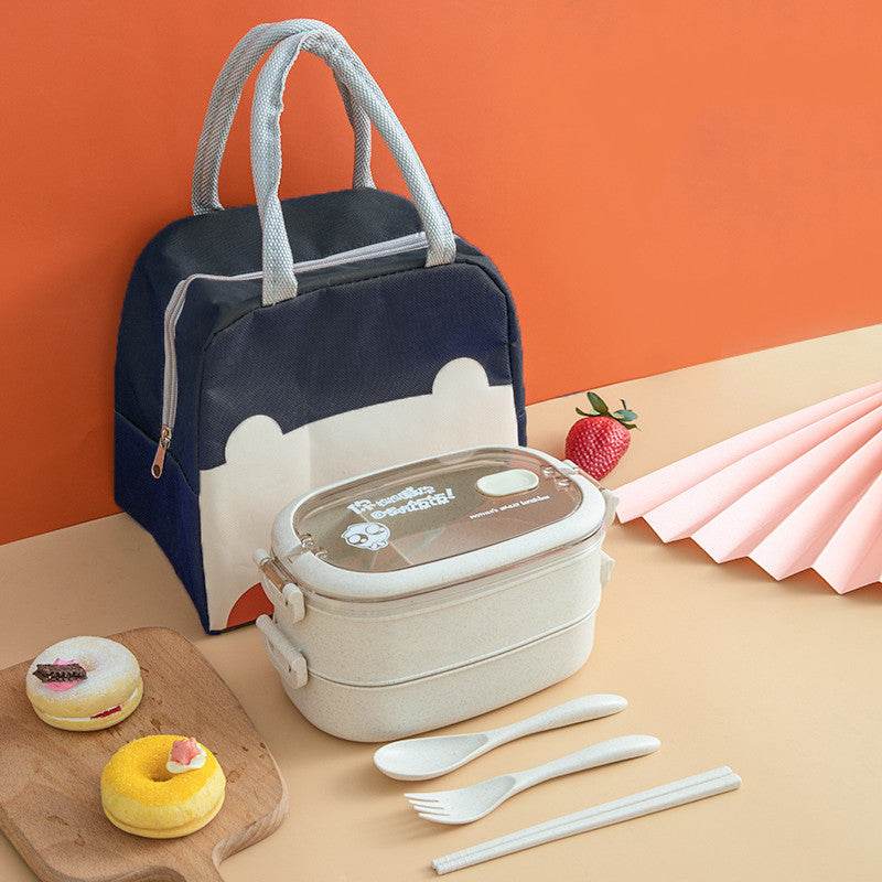 Wheat Straw Microwaveable Bento Box - Mubimart