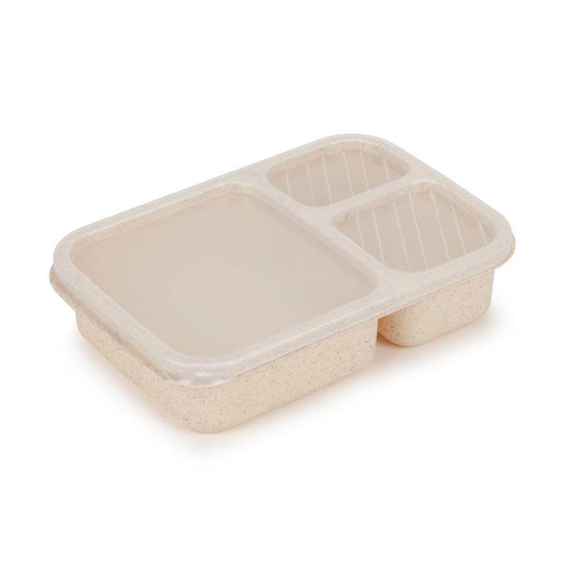 Wheat Straw Separated Bento Box - Mubimart