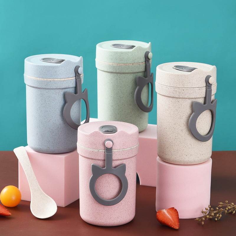 Wheat straw bento box - Mubimart