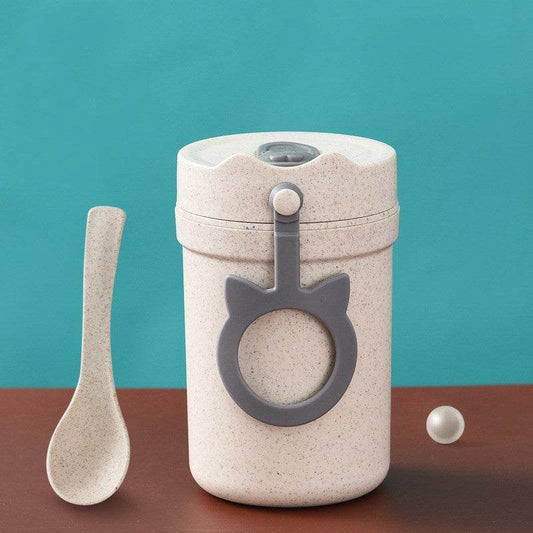 Wheat straw bento box - Mubimart