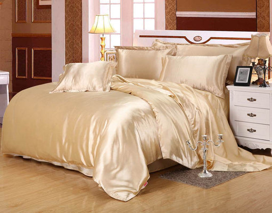 White Black Bedding Sets King Double Size PLA Cool Fiber Summer Used Single Bed Sheet Luxury Bedding Kit Duvet Cover Set - Mubimart