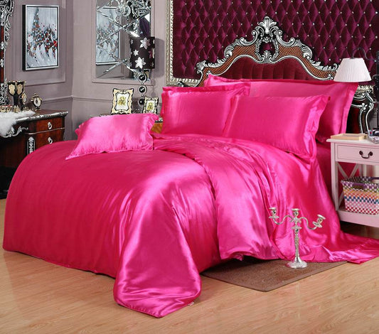 White Black Bedding Sets King Double Size PLA Cool Fiber Summer Used Single Bed Sheet Luxury Bedding Kit Duvet Cover Set - Mubimart
