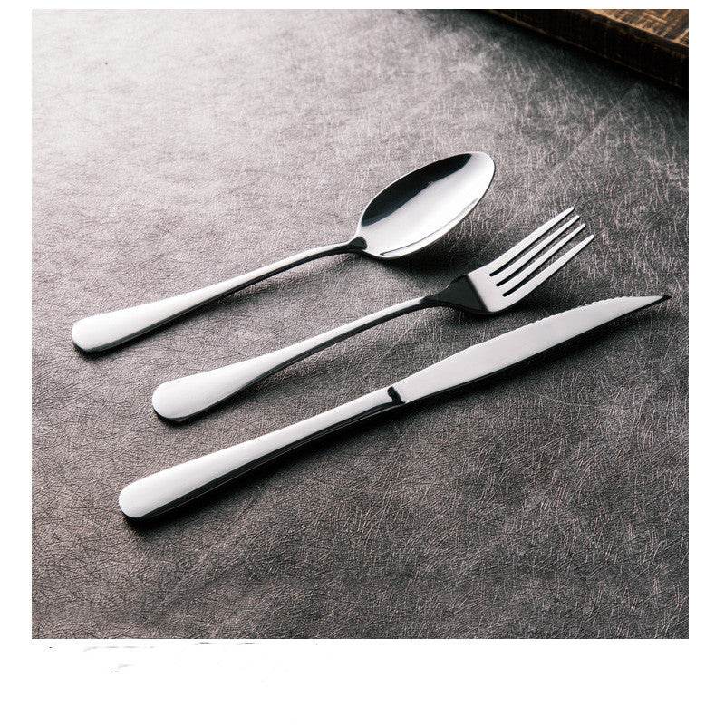 White Ceramic Creative Western Food Plate - Mubimart