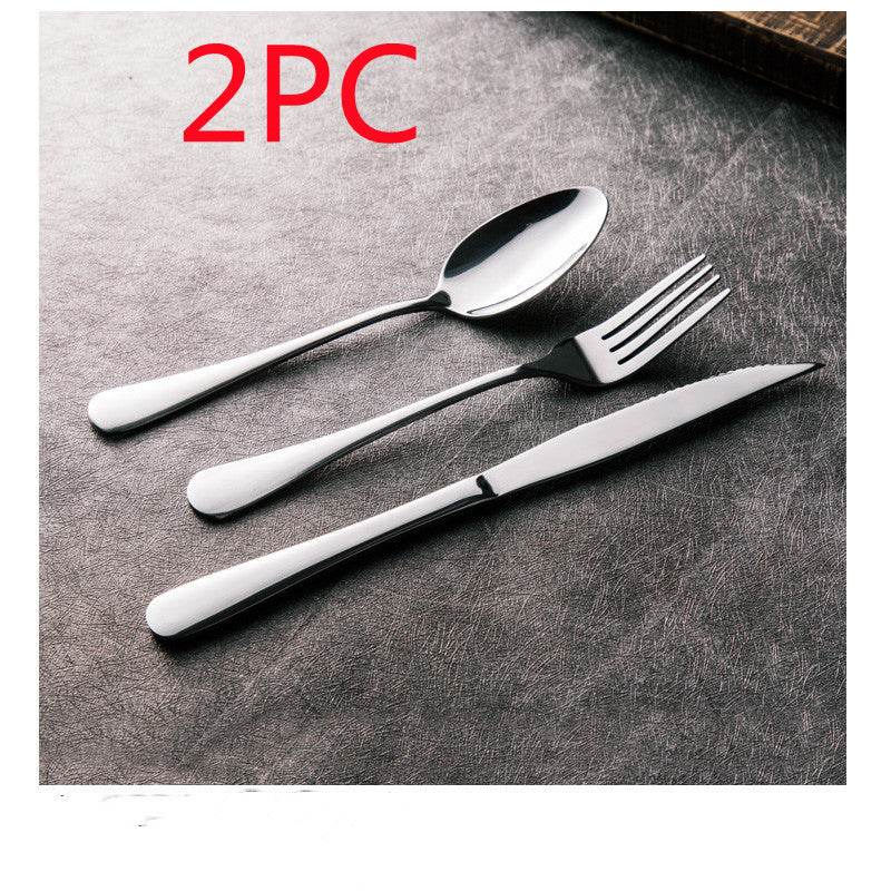 White Ceramic Creative Western Food Plate - Mubimart