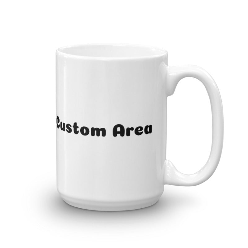 White Glossy Coffee Mug - Mubimart -  