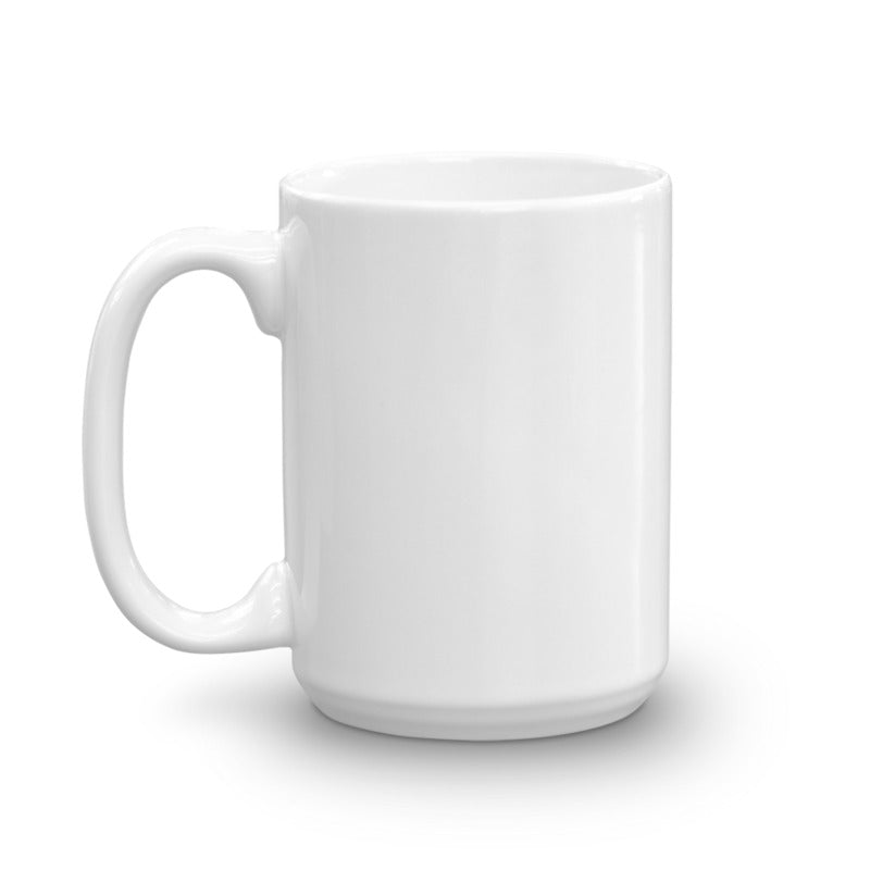 White Glossy Coffee Mug - Mubimart -  