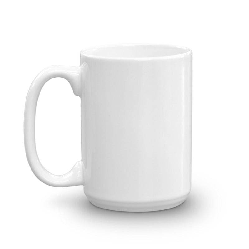 White Glossy Coffee Mug - Mubimart