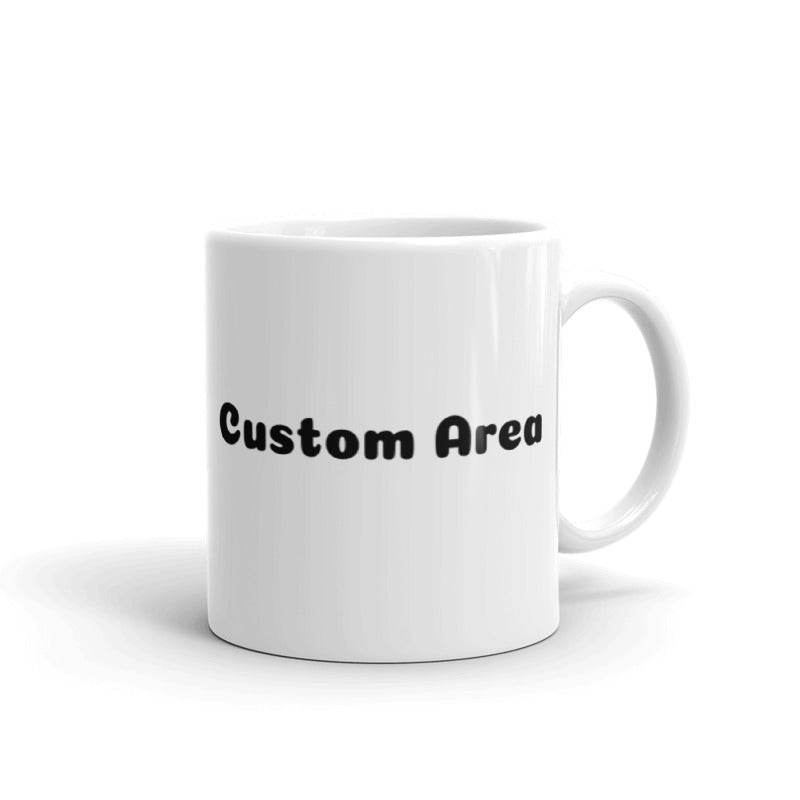 White Glossy Coffee Mug - Mubimart