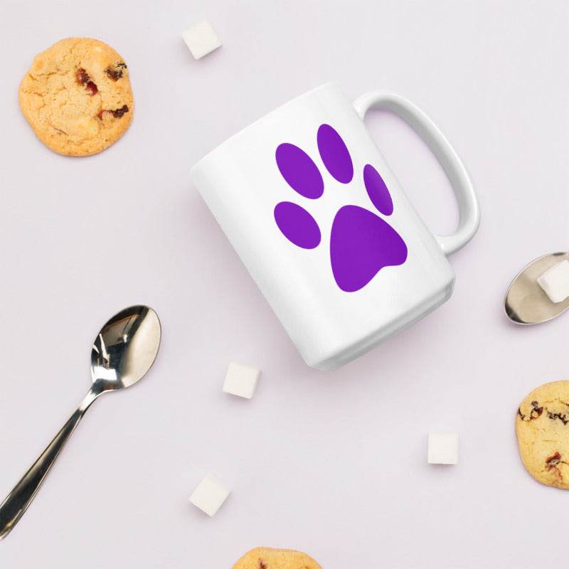 White Glossy Coffee Mug - Mubimart