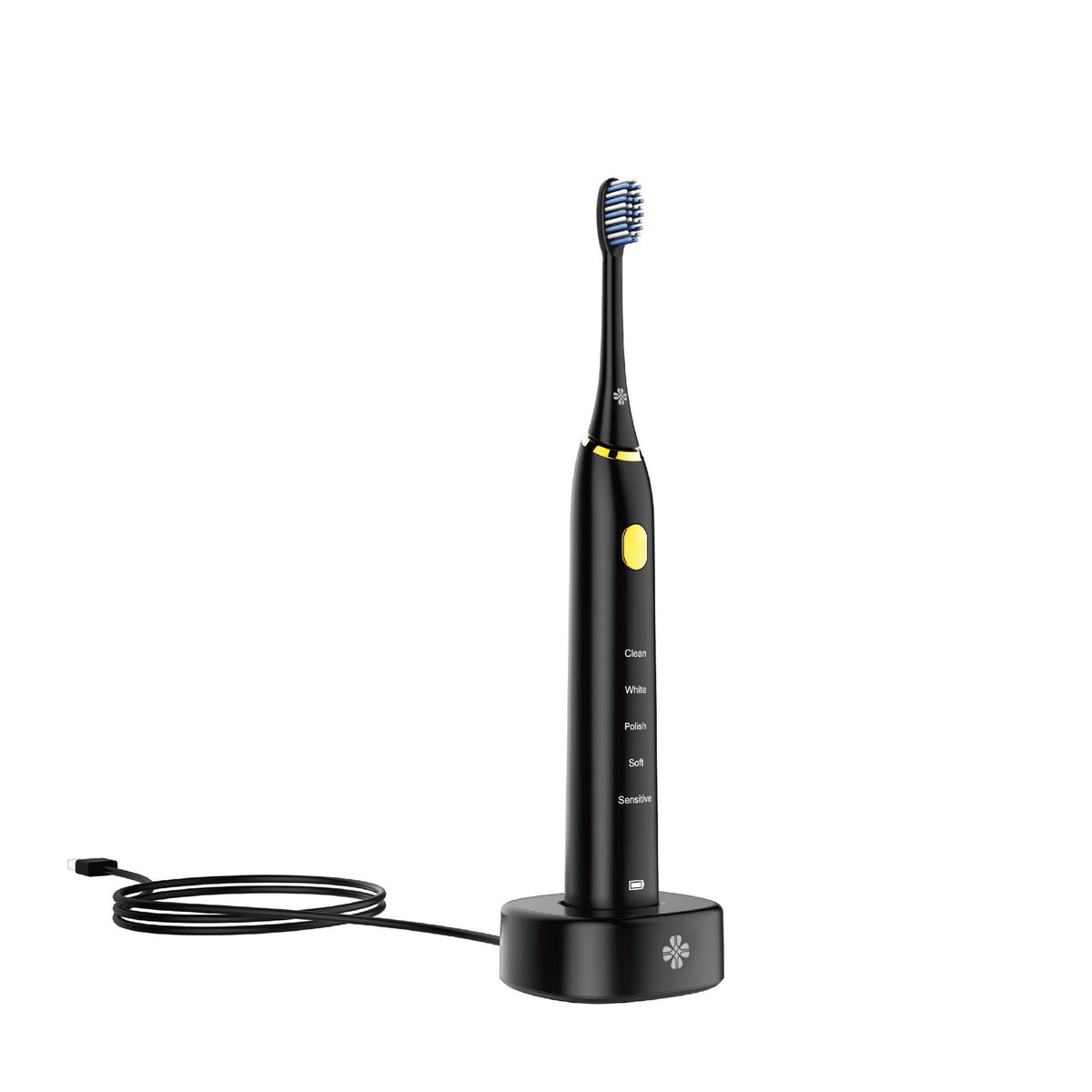 White  Toothbrush Waterproof Electric Toothbrush - Mubimart -  