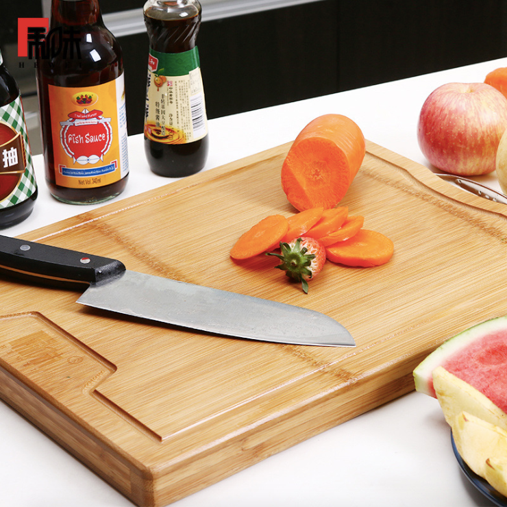 Whole bamboo bamboo carbonization process cutting board cutting board - Mubimart - Cutting Board 