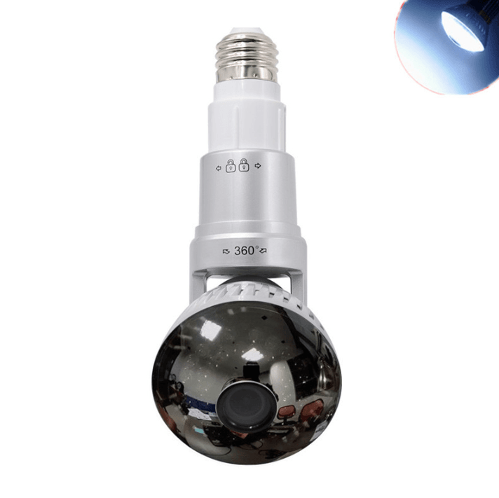 Wifi Light Bulb Security Camera - Mubimart