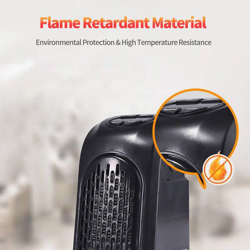 Winter Air Heater Fan Heater Electric Home Heaters Mini Room Air Wall Heater Ceramic Heating Warmer Fan For Home Office Camping - Mubimart