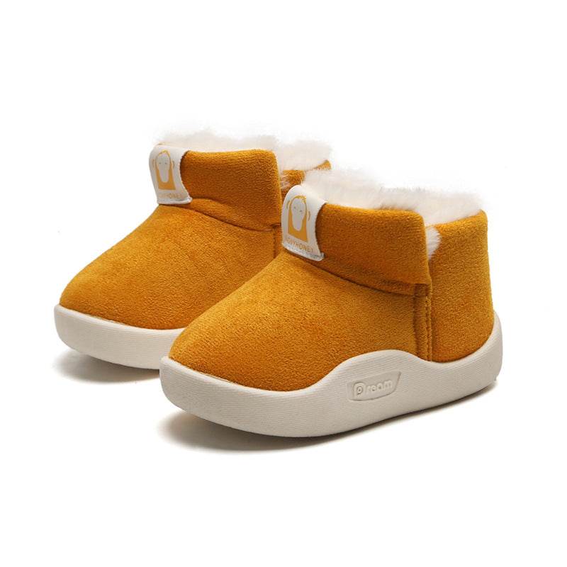Winter Baby Girls Boys Boots Infant Toddler Snow Boots Warm Plush Outdoor Boots - Mubimart