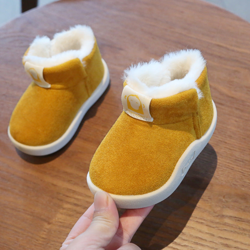 Winter Baby Girls Boys Boots Infant Toddler Snow Boots Warm Plush Outdoor Boots - Mubimart -  